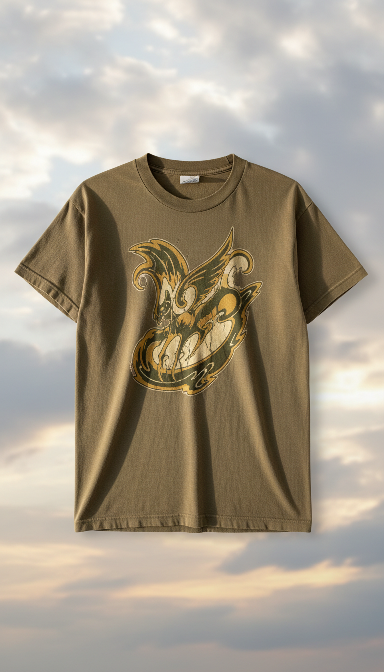 Vintage Cotton Crewneck T-Shirt