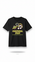 Black Tee with Pop Culture Quote